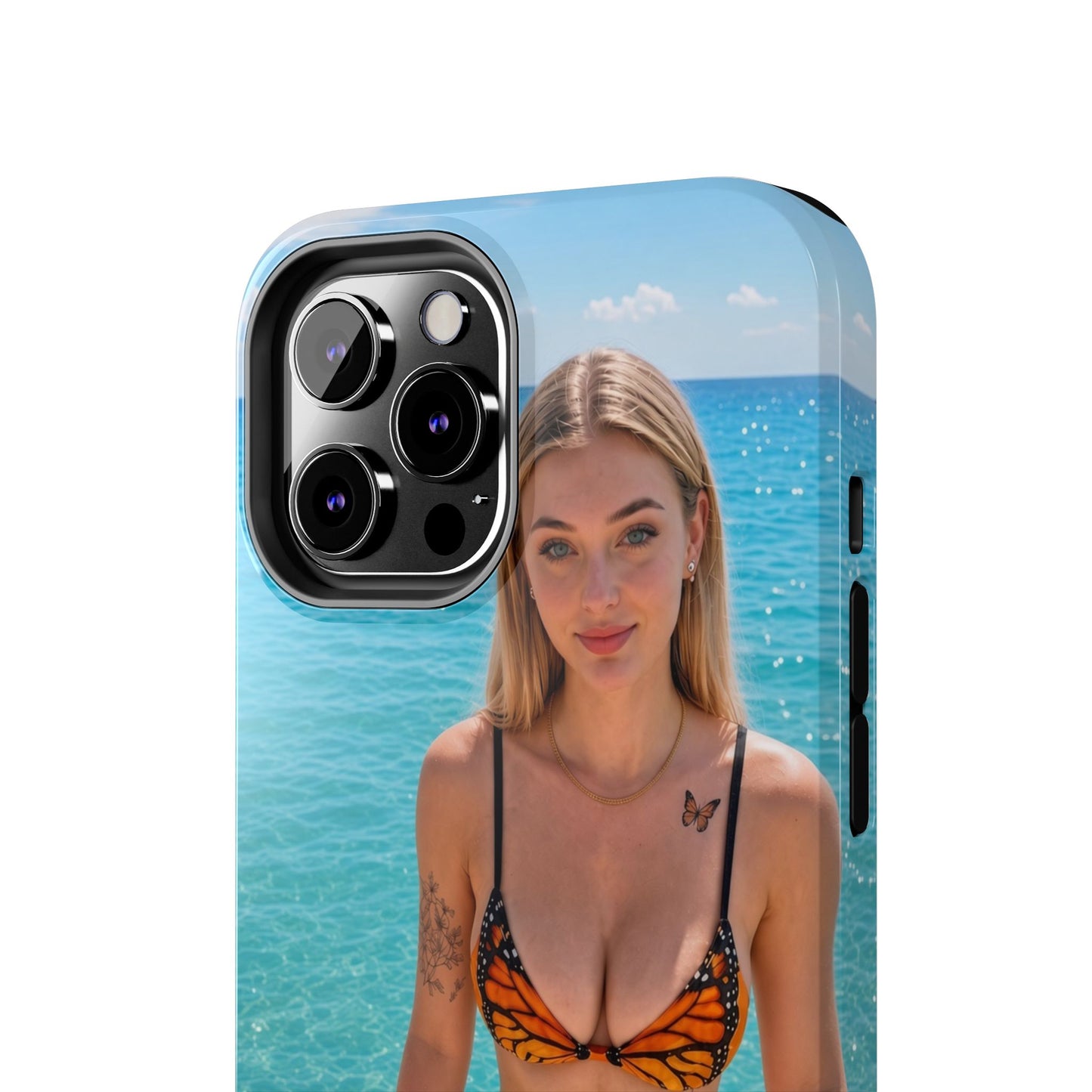 Tough Phone Case – Tropical Bikini Beach Photo Design