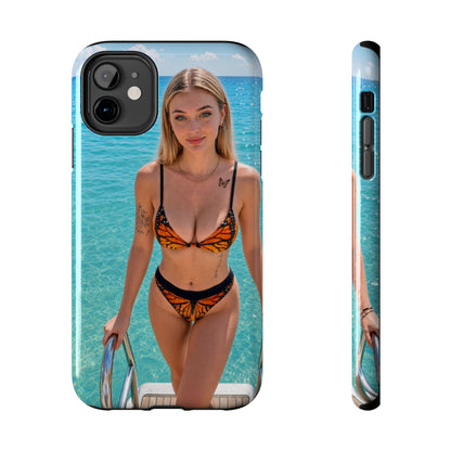 Tough Phone Case – Tropical Bikini Beach Photo Design