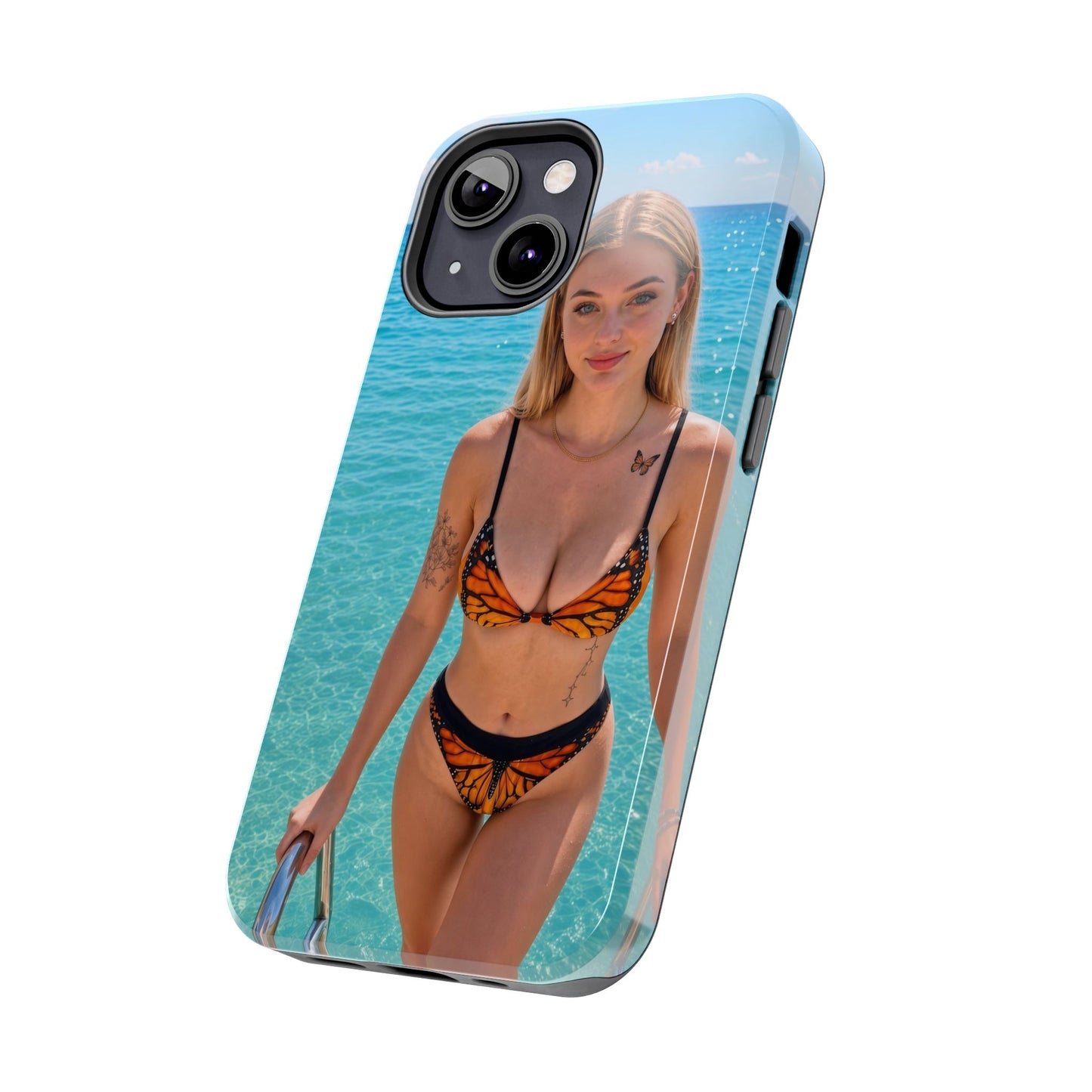 Tough Phone Case – Tropical Bikini Beach Photo Design