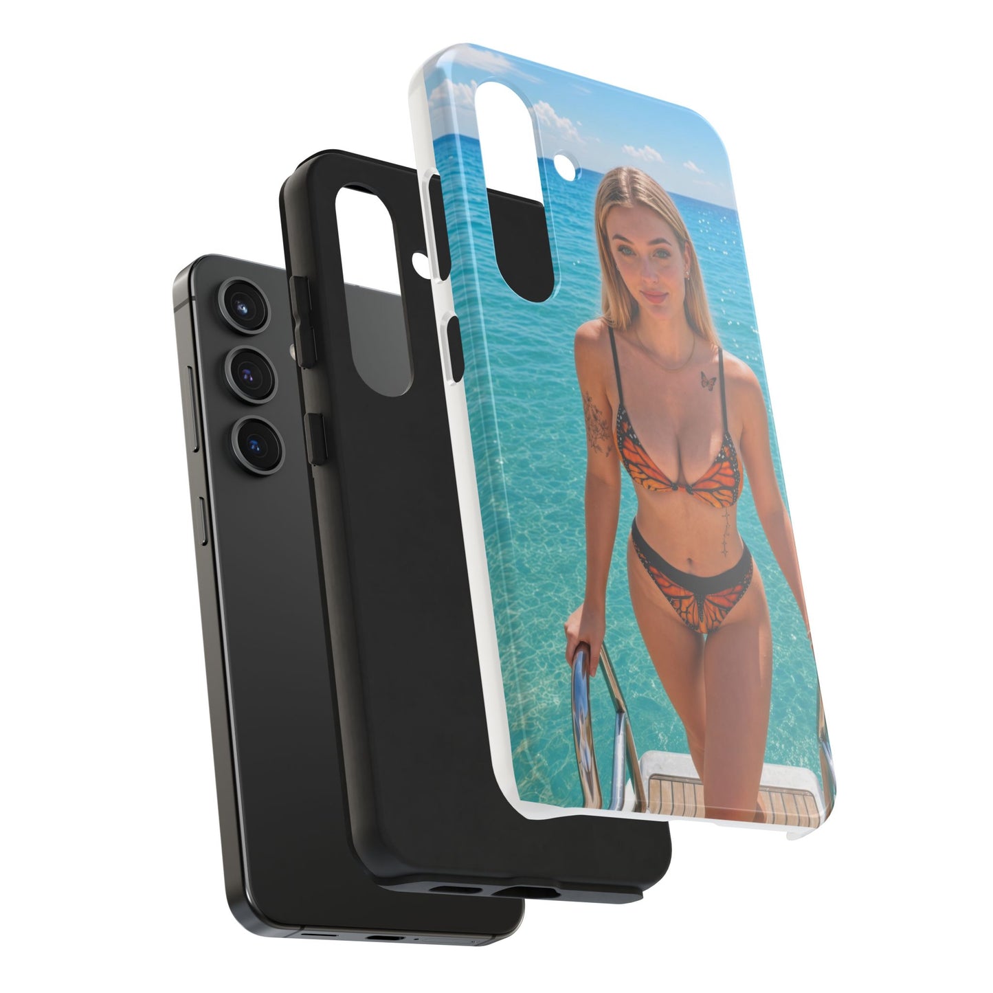 Tough Phone Case – Tropical Bikini Beach Photo Design