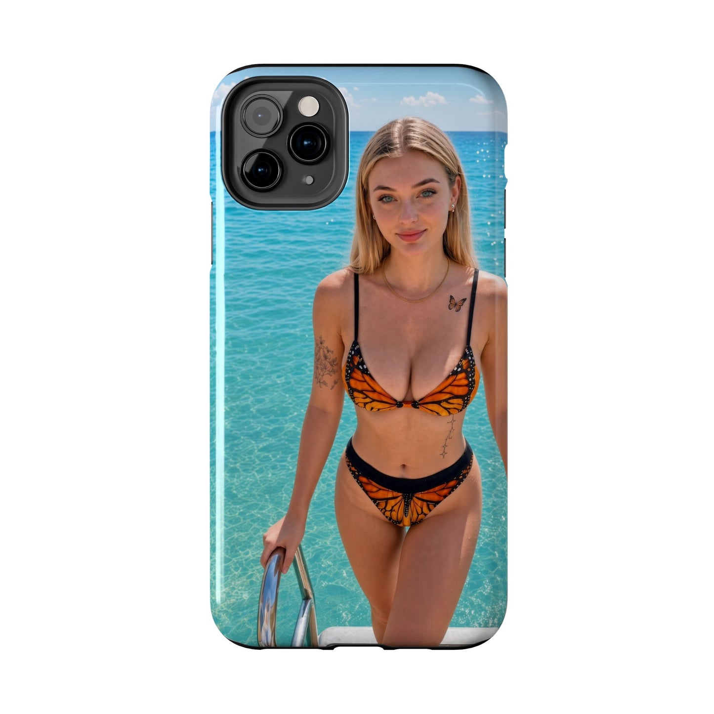 Tough Phone Case – Tropical Bikini Beach Photo Design