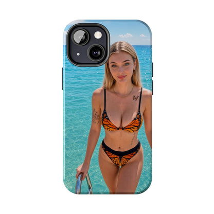 Tough Phone Case – Tropical Bikini Beach Photo Design