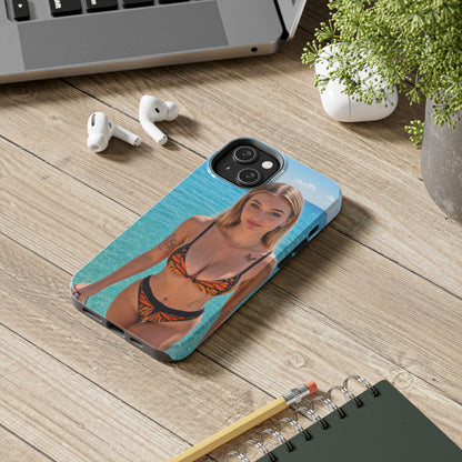 Tough Phone Case – Tropical Bikini Beach Photo Design