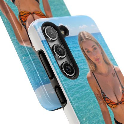 Tough Phone Case – Tropical Bikini Beach Photo Design