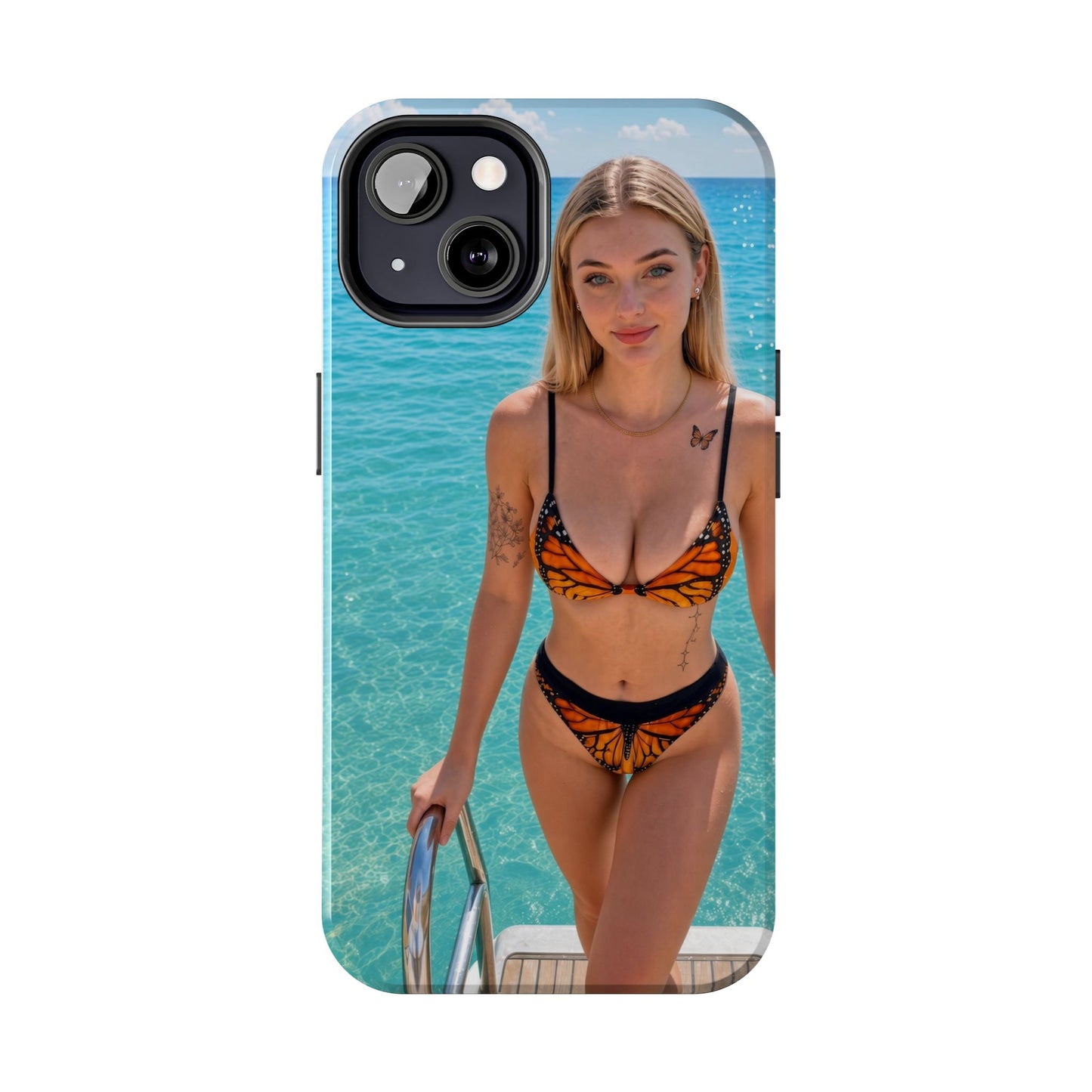 Tough Phone Case – Tropical Bikini Beach Photo Design