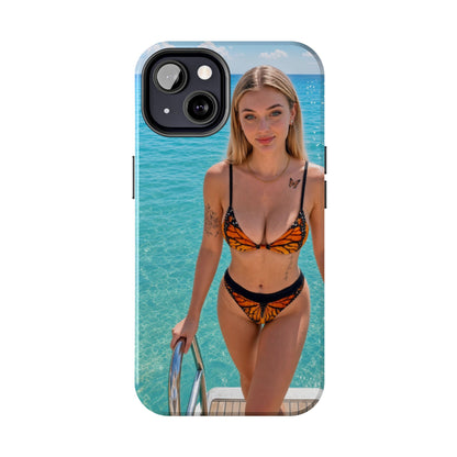 Tough Phone Case – Tropical Bikini Beach Photo Design