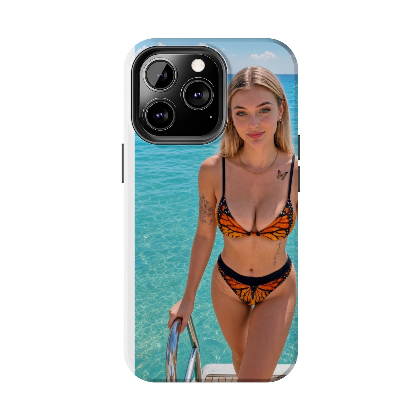 Tough Phone Case – Tropical Bikini Beach Photo Design