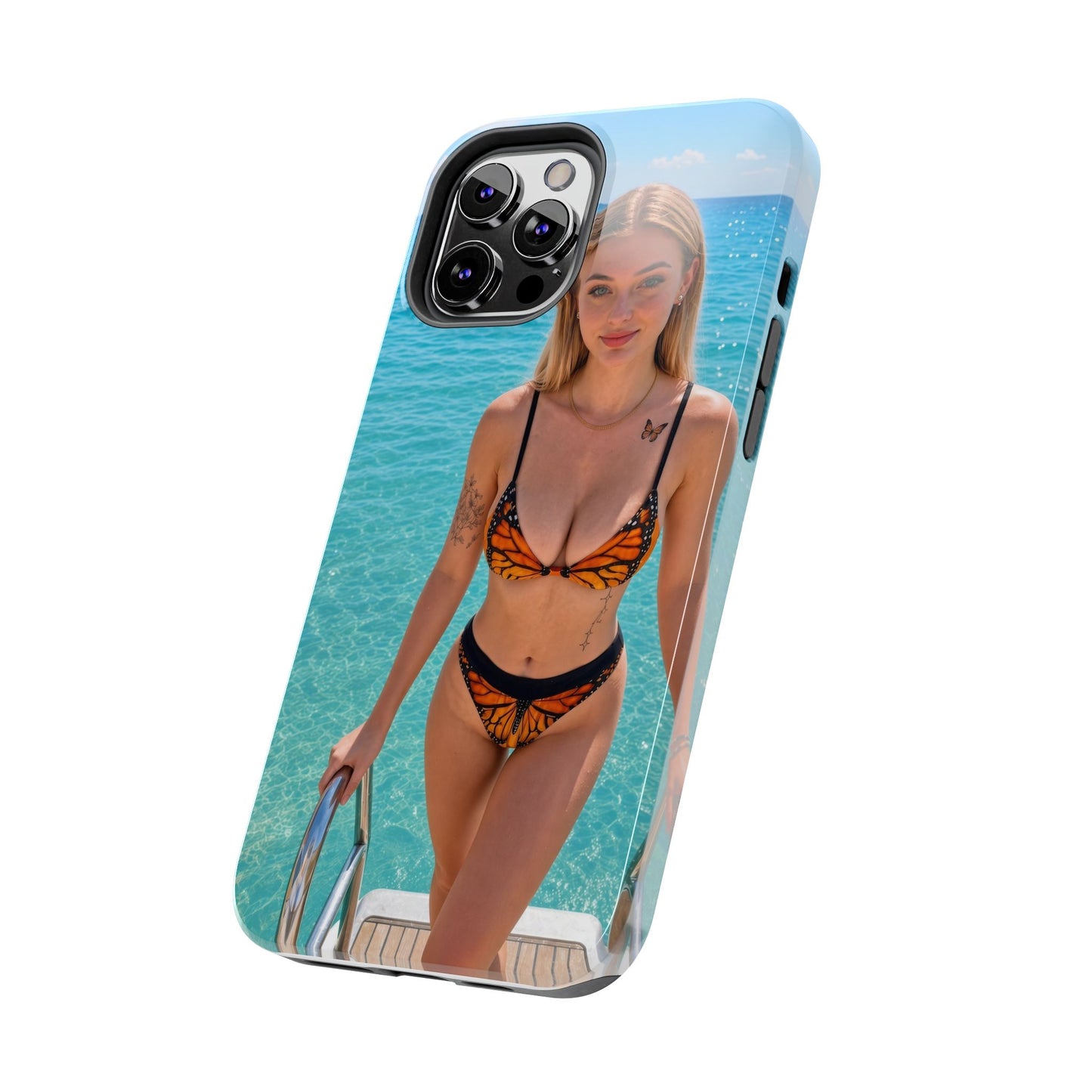 Tough Phone Case – Tropical Bikini Beach Photo Design