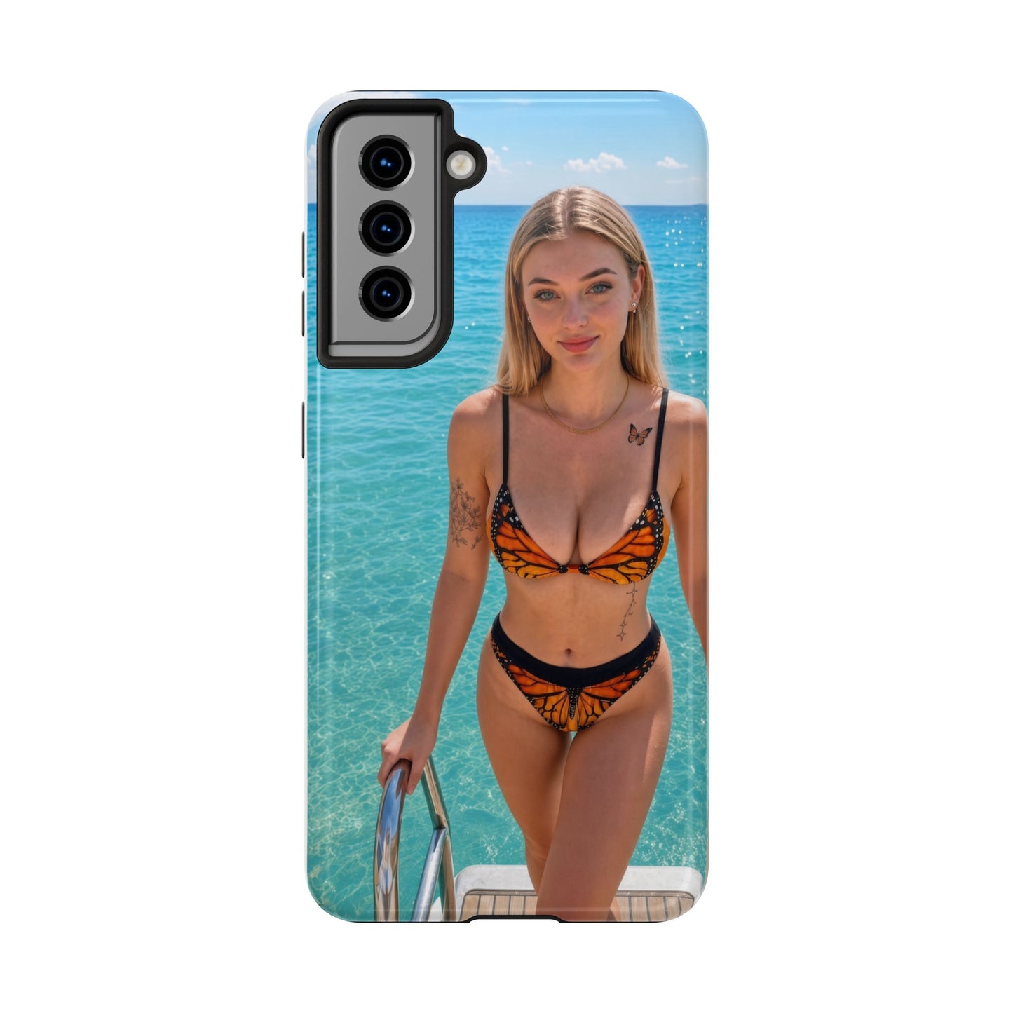 Tough Phone Case – Tropical Bikini Beach Photo Design
