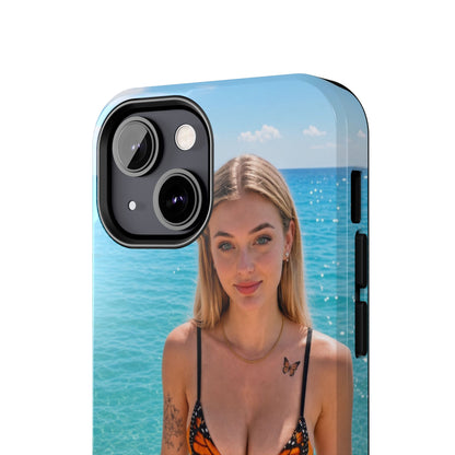 Tough Phone Case – Tropical Bikini Beach Photo Design