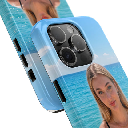 Tough Phone Case – Tropical Bikini Beach Photo Design