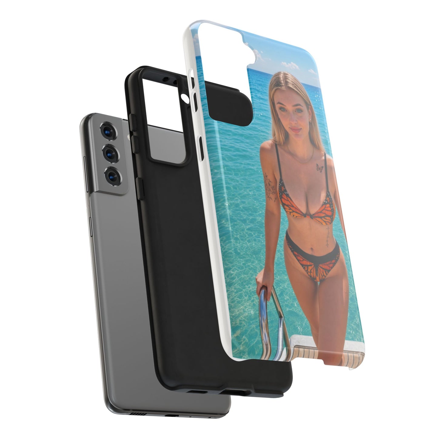 Tough Phone Case – Tropical Bikini Beach Photo Design