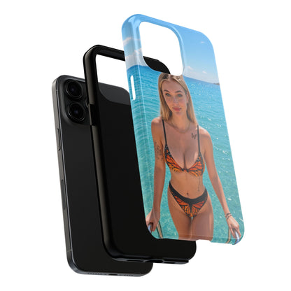 Tough Phone Case – Tropical Bikini Beach Photo Design