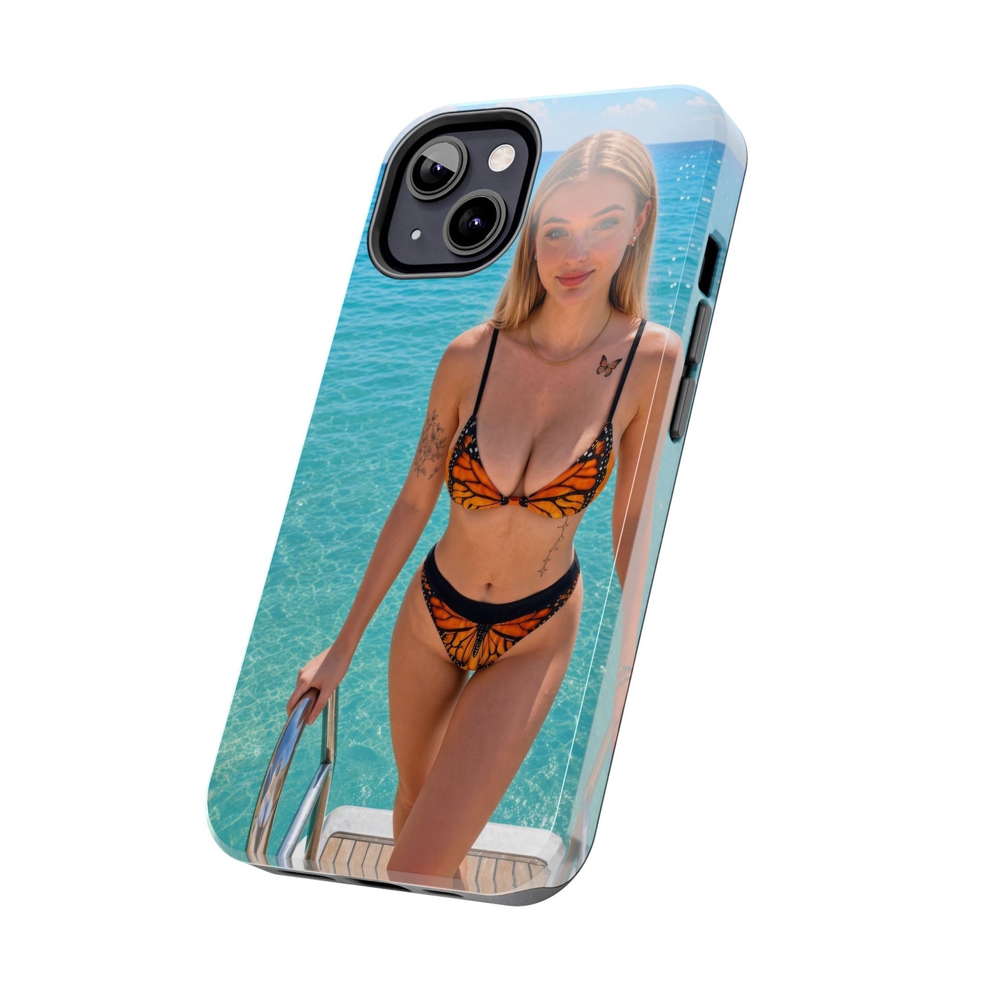 Tough Phone Case – Tropical Bikini Beach Photo Design