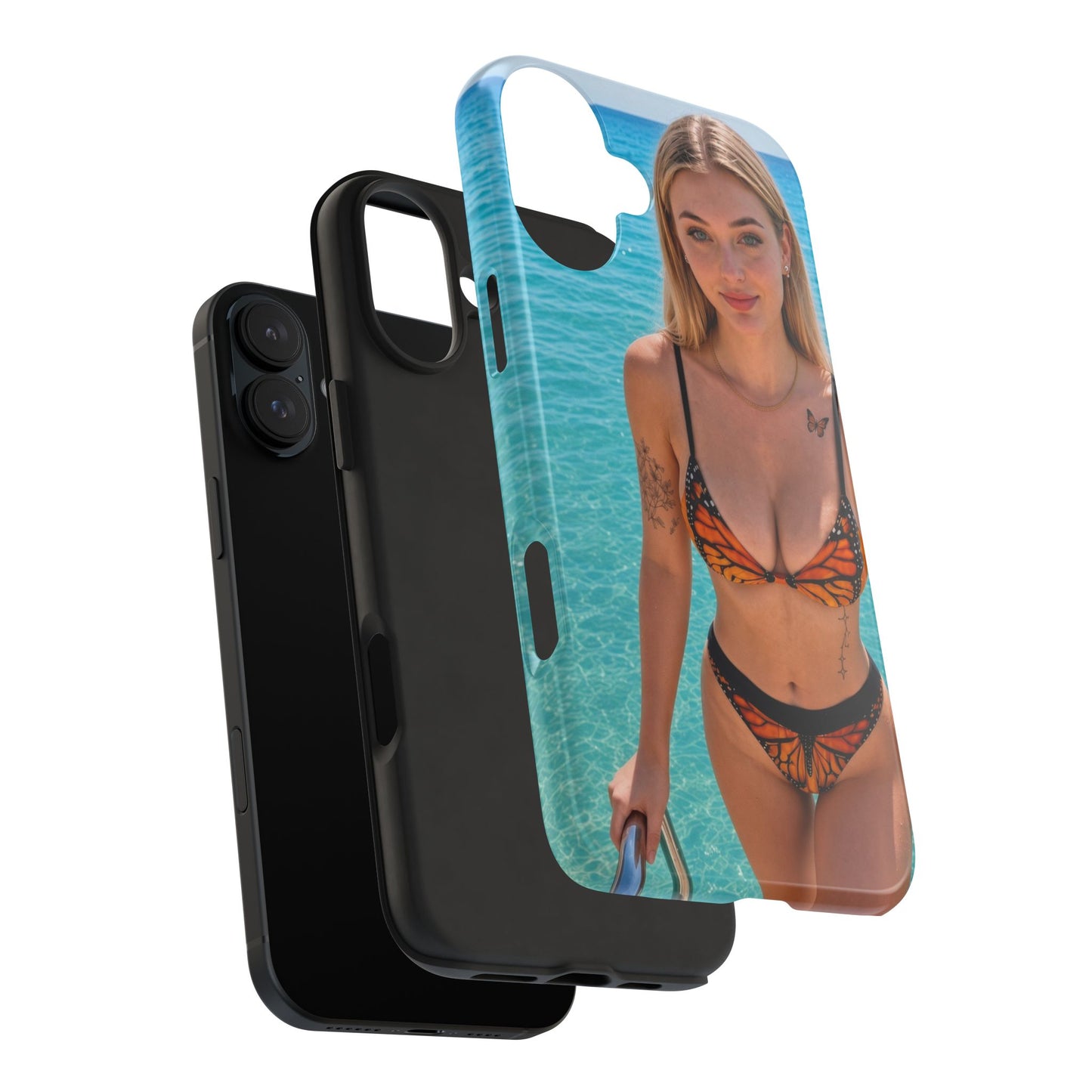 Tough Phone Case – Tropical Bikini Beach Photo Design