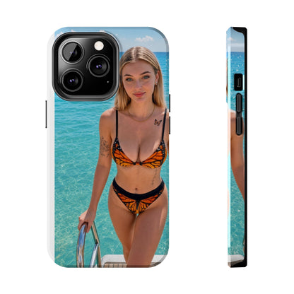 Tough Phone Case – Tropical Bikini Beach Photo Design