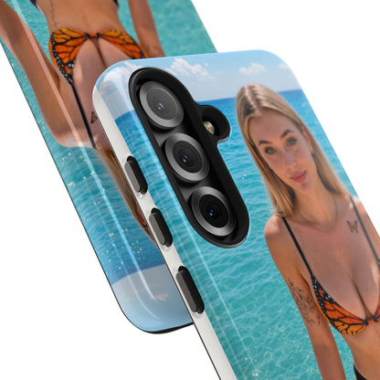 Tough Phone Case – Tropical Bikini Beach Photo Design
