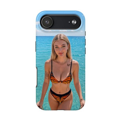 Tough Phone Case – Tropical Bikini Beach Photo Design