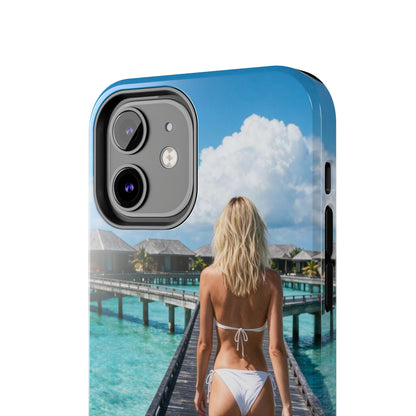 Tough Phone Case – Tropical Boardwalk Bikini Beach Photo