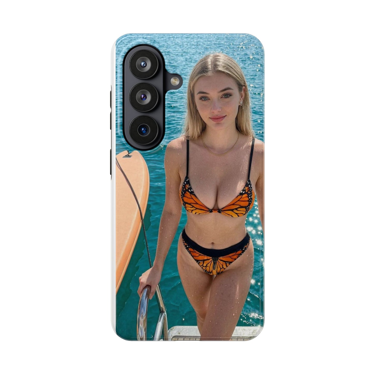 Tough Phone Case – Tropical Bikini Beach Photo Design