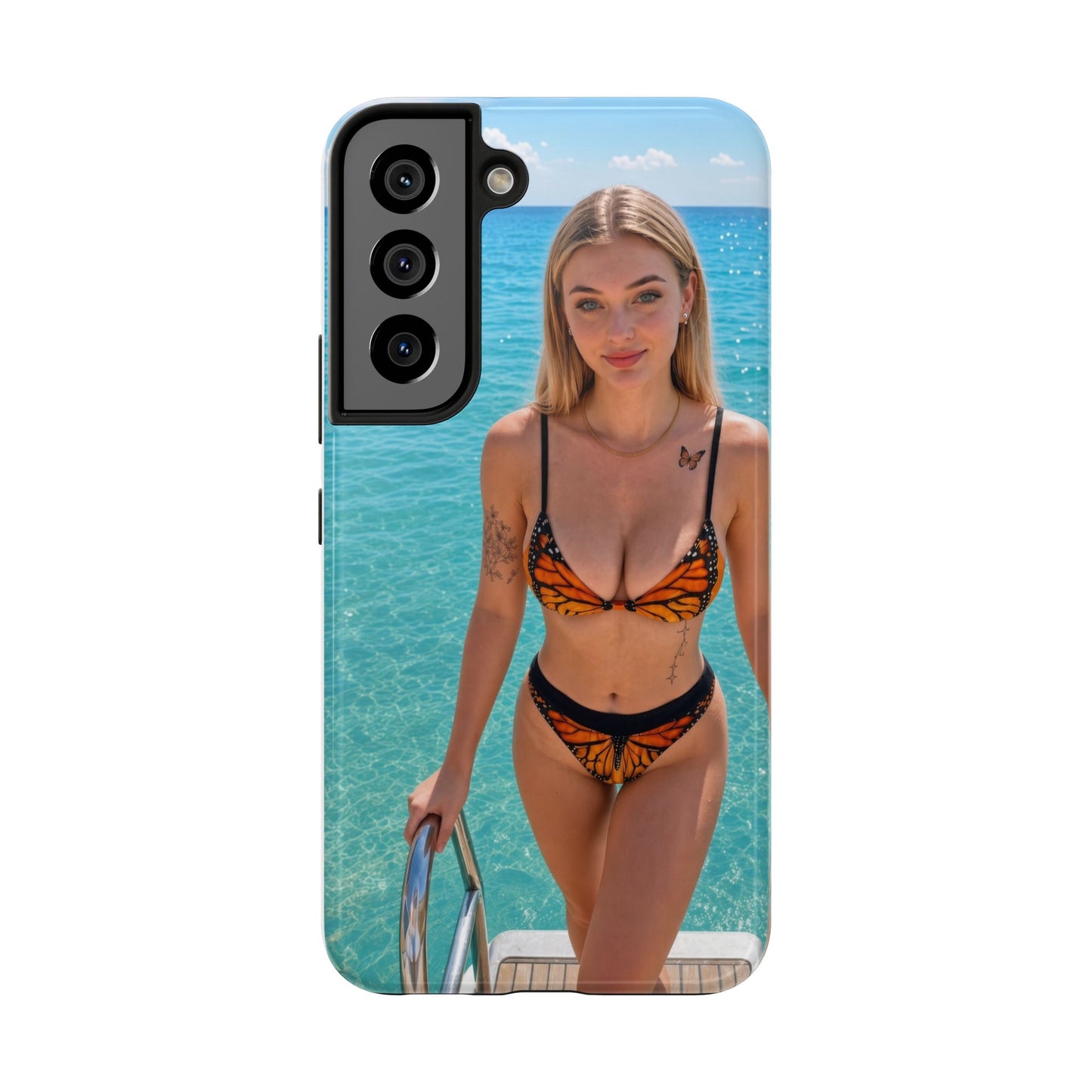 Tough Phone Case – Tropical Bikini Beach Photo Design