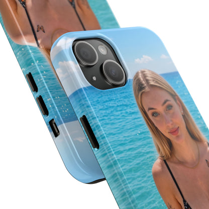 Tough Phone Case – Tropical Bikini Beach Photo Design