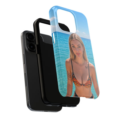 Tough Phone Case – Tropical Bikini Beach Photo Design