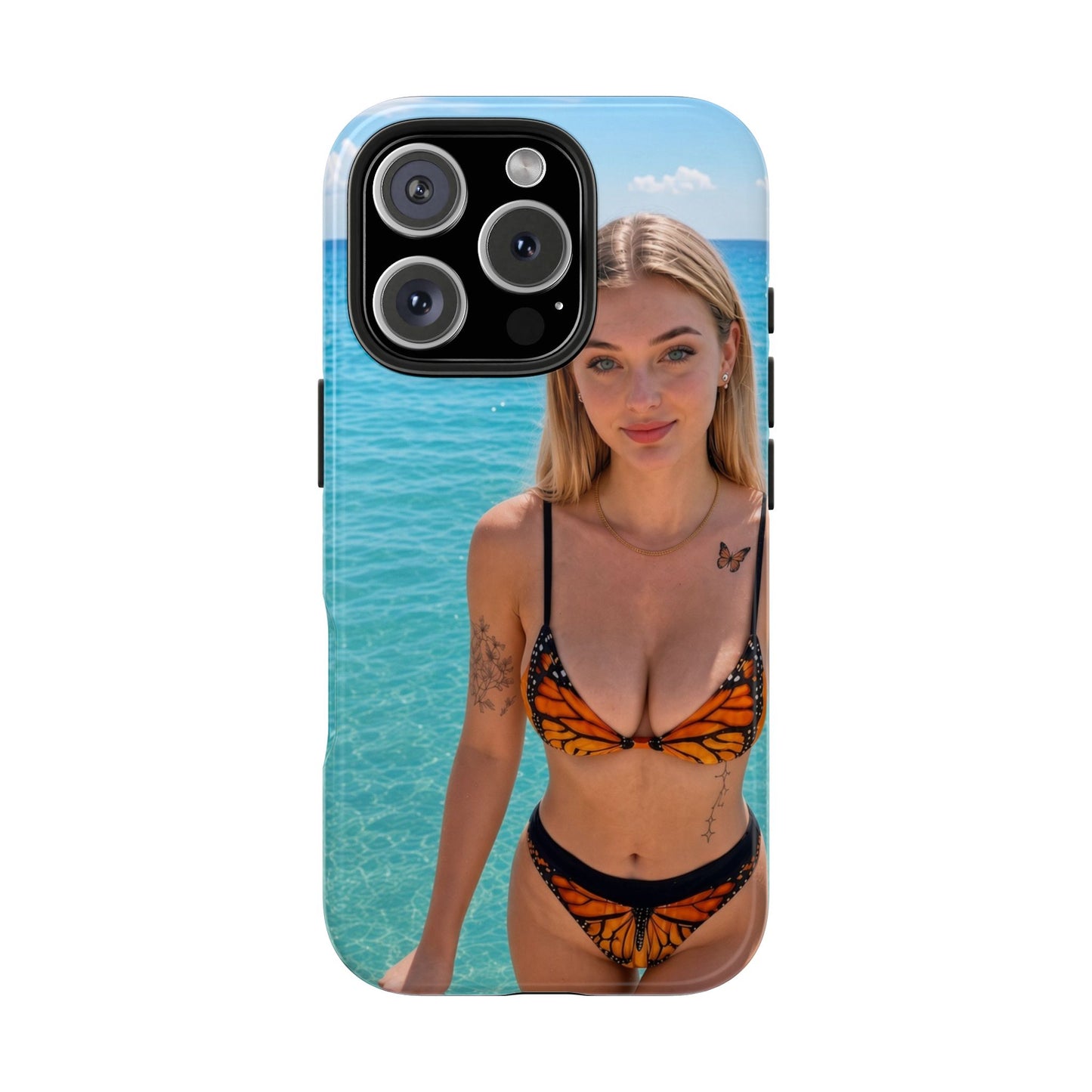 Tough Phone Case – Tropical Bikini Beach Photo Design