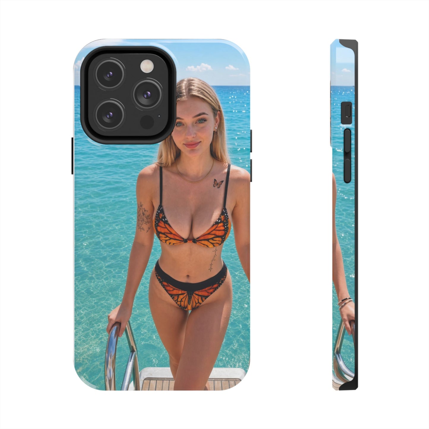 Tough Phone Case – Tropical Bikini Beach Photo Design