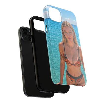 Tough Phone Case – Tropical Bikini Beach Photo Design